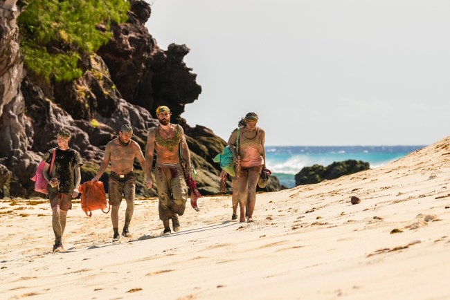 “Reverse the Curse” – Back from tribal, tensions rise following the exit of a particularly historic player. The final five immunity challenge ends in a showdown and features one of the closest finishes the show has ever seen. Jeff reveals the outcomes of the remaining in-game fan votes and how they impact the final stage of the competition. Then, one castaway will be crowned Sole Survivor and awarded the $2 million prize, during the three-hour live season finale, on SURVIVOR 50, Wednesday, May 20 (8:00-11:00 PM, ET/PT) on the CBS Television Network, and streaming on Paramount+ (live and on-demand for Paramount+ Premium plan subscribers, or on-demand for Paramount+ Essential subscribers the day after the episode airs)*. Jeff Probst serves as host and executive producer. Pictured L to R: Rizo Velovic, Joe Hunter, Jonathan Young, Tiffany Ervin Photo: Robert Voets/CBS ©2025 CBS Broadcasting, Inc. All Rights Reserved.