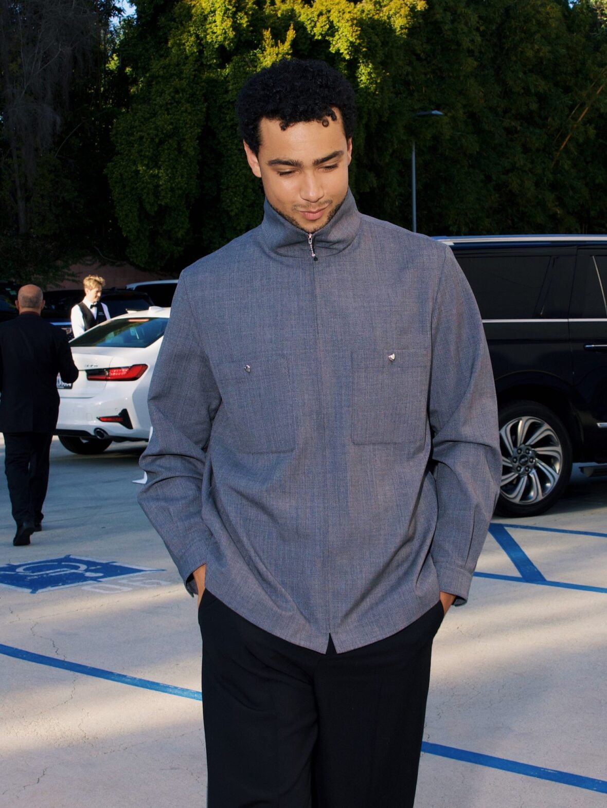 Archie Madekwe at Valentino’s L.A. Party With Alessandro Michele