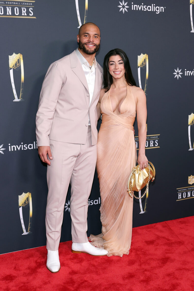 Dak Prescott with Sarah Jane Ramos