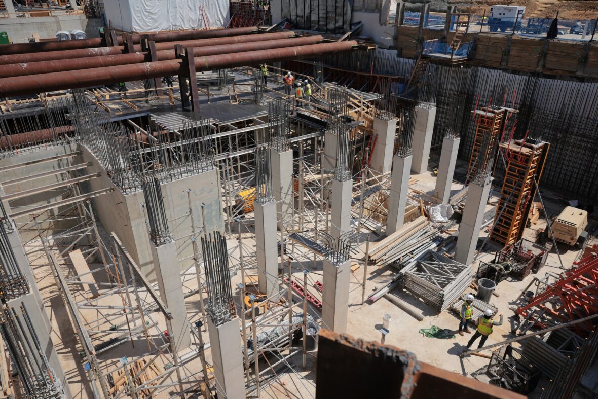 Donald Trump ballroom construction site photos