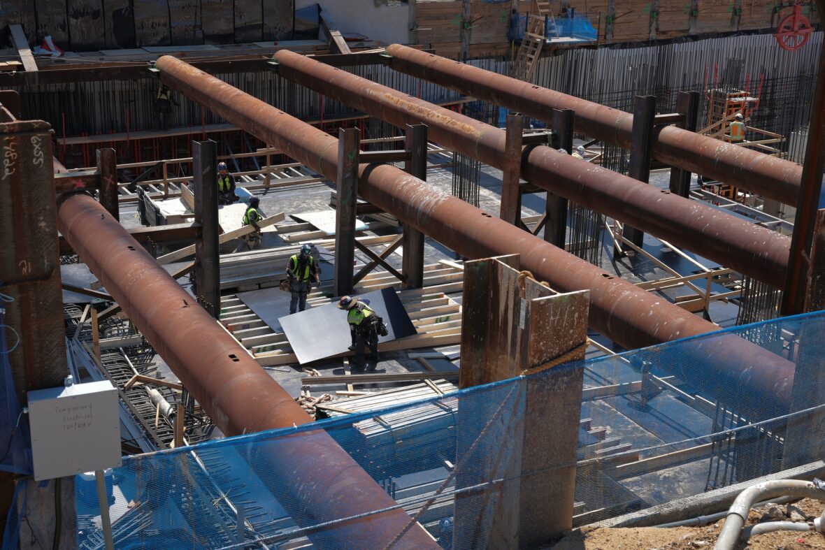 Donald Trump ballroom construction site photos