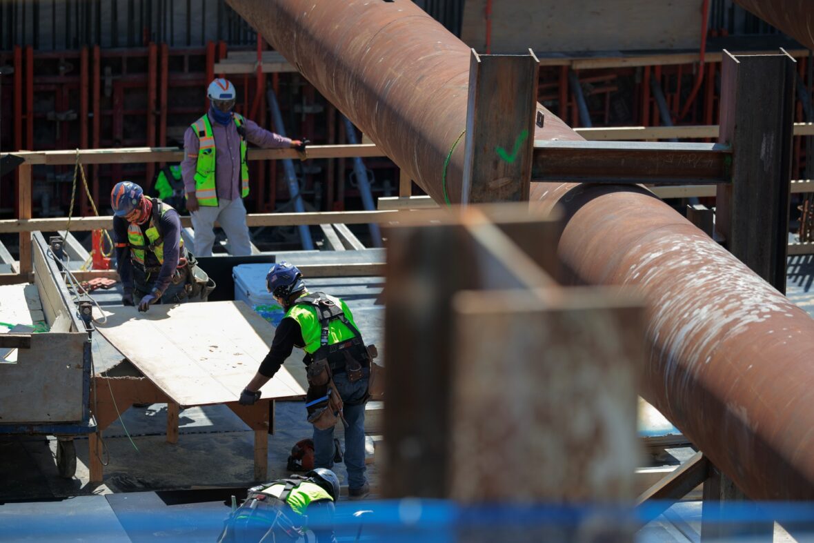 Donald Trump ballroom construction site photos