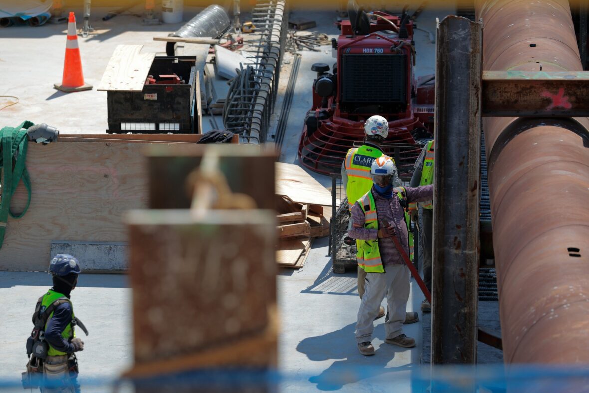 Donald Trump ballroom construction site photos