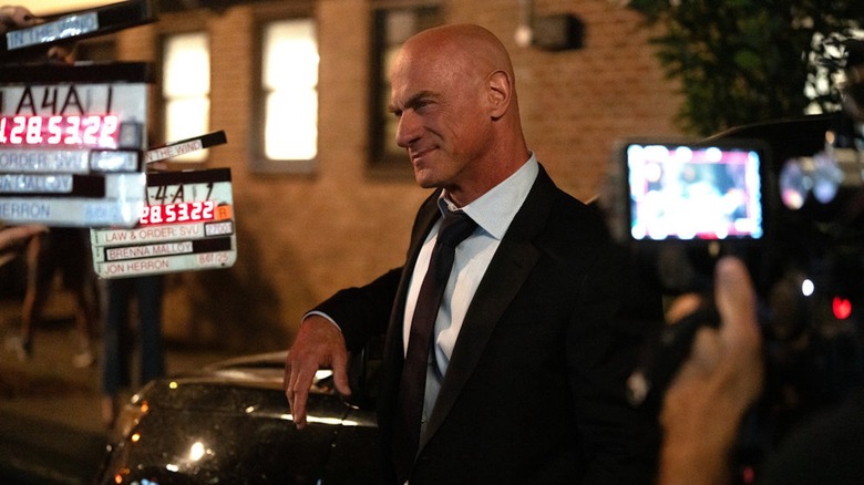 Chris Meloni behind the scenes at Law and Order: SVU