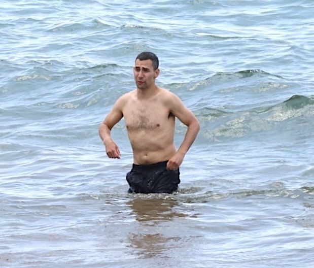 Jack Antonoff at the beach in Hawaii