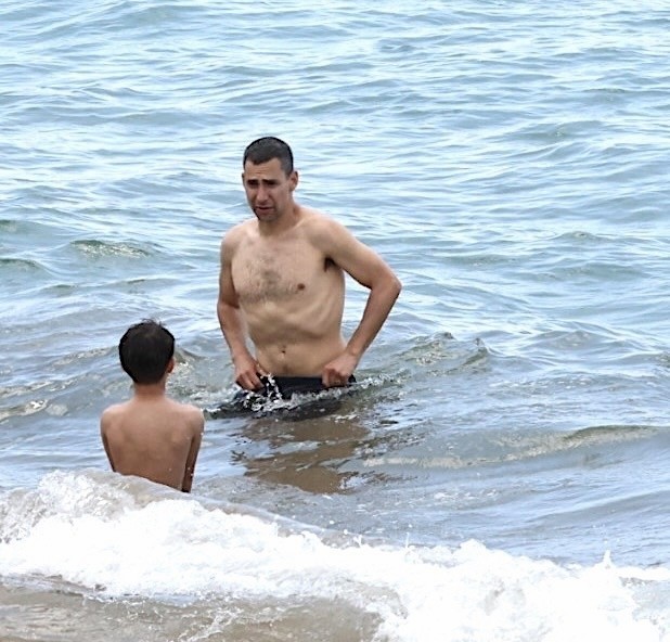 Jack Antonoff at the beach in Hawaii