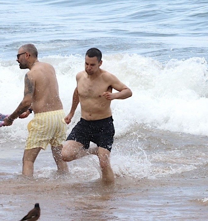 Jack Antonoff at the beach in Hawaii
