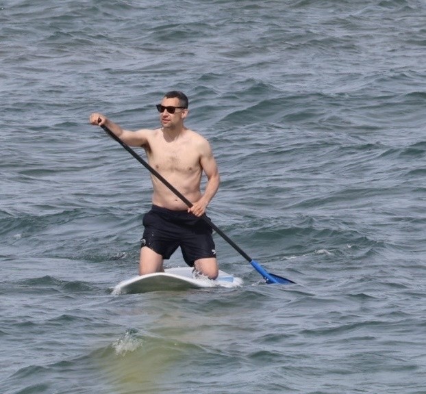 Jack Antonoff at the beach in Hawaii