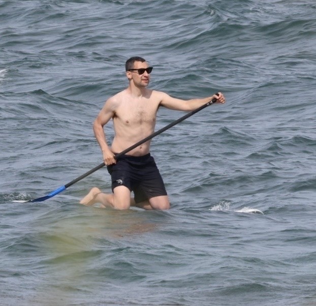 Jack Antonoff at the beach in Hawaii