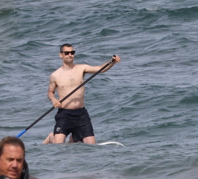 Jack Antonoff at the beach in Hawaii