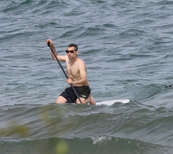 Jack Antonoff at the beach in Hawaii