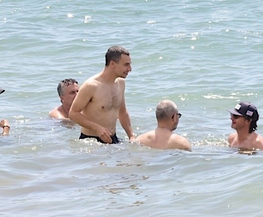 Jack Antonoff at the beach in Hawaii