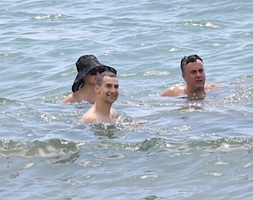 Jack Antonoff at the beach in Hawaii