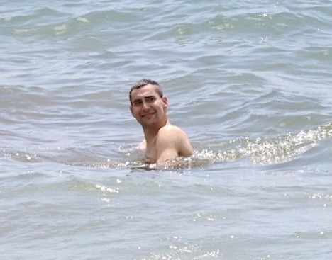 Jack Antonoff at the beach in Hawaii
