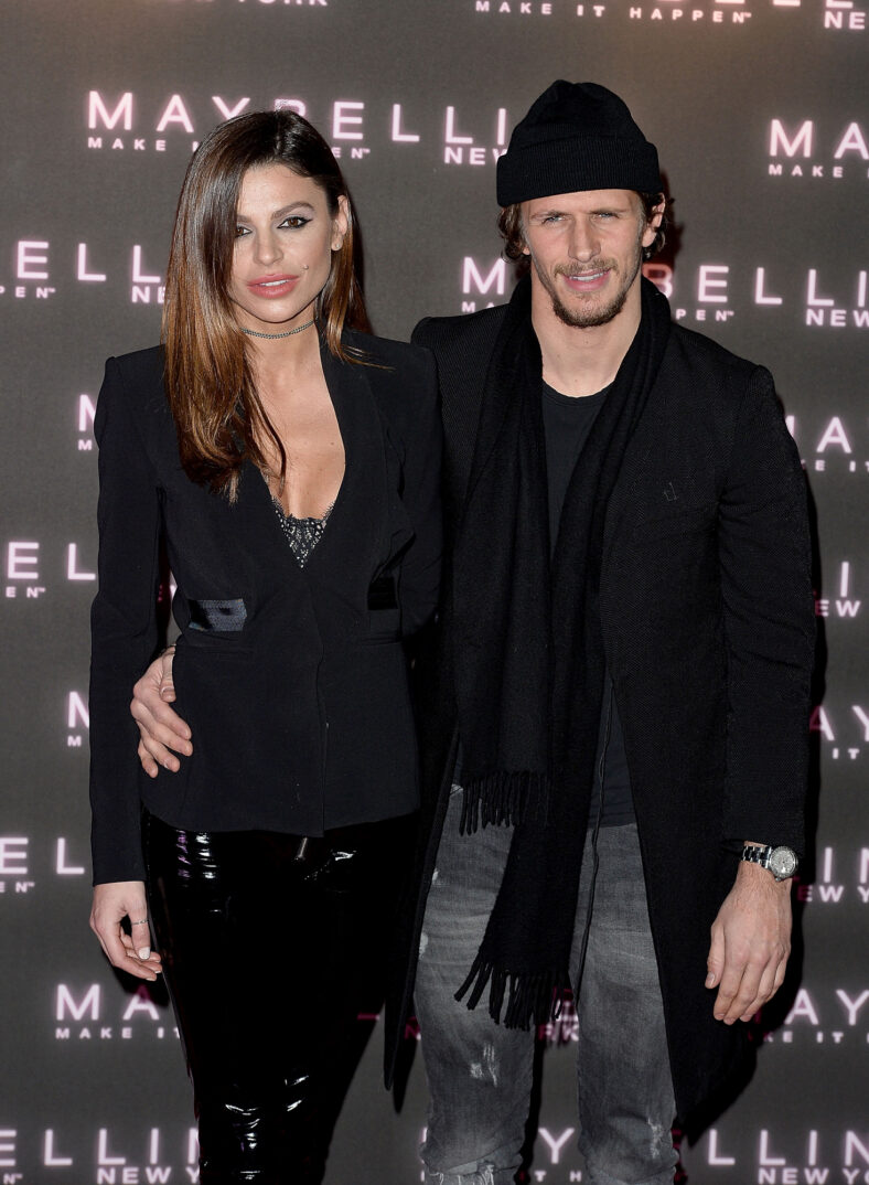 Jake Hall with Misse Beqiri stock image