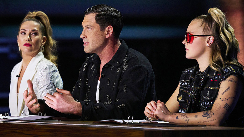 Allison Holker, Maksim Chmerkovskiy and JoJo Siwa on SYTYCD Season 18