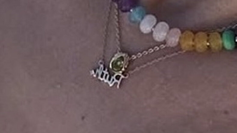 Ruth Necklace on Millie Bobby Brown
