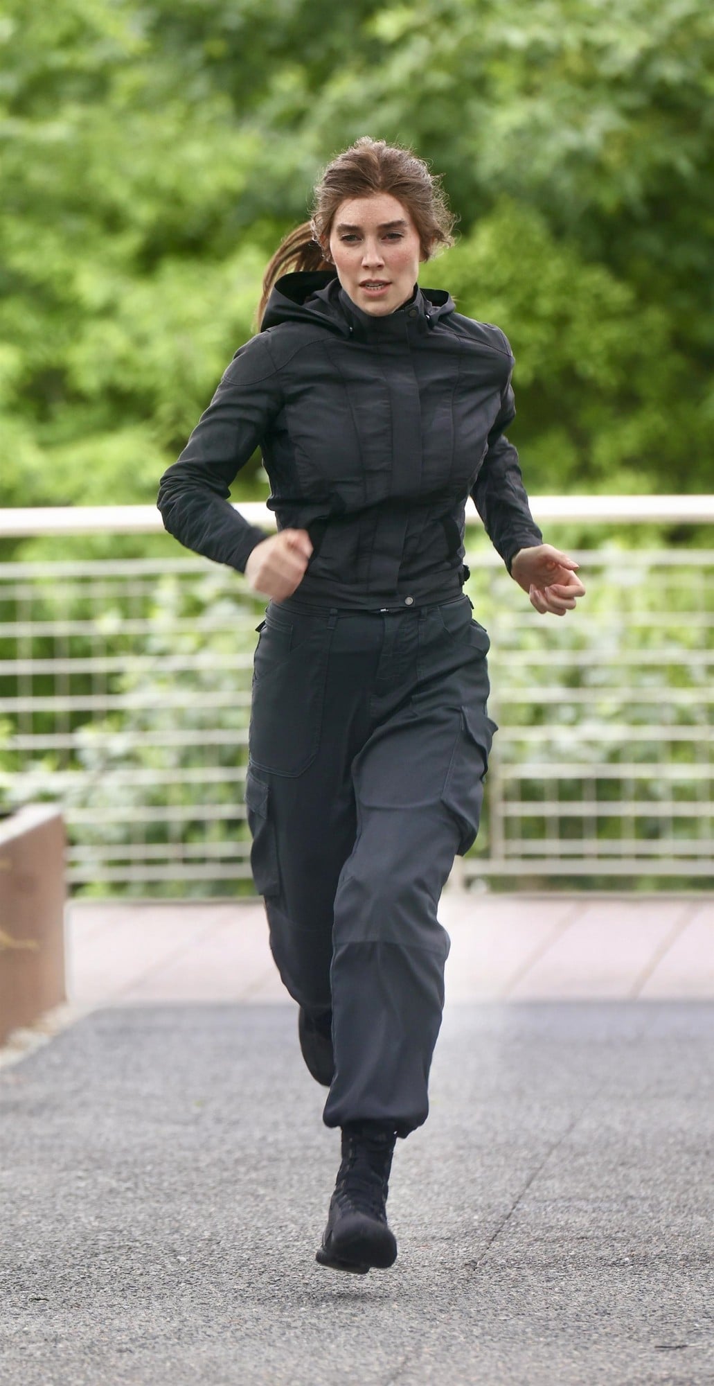 Vanessa Kirby films scenes for LIMINAL