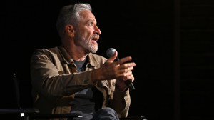 Jon Stewart speaks onstage during Comedy Central's "The Daily Show" FYC Event at Metrograph on June 09, 2026 in New York City.