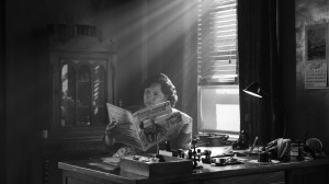 “Janet” (Karen Rodriguez) in a scene from Prime Video’s Spider-Noir (Courtesy of Aaron Epstein)