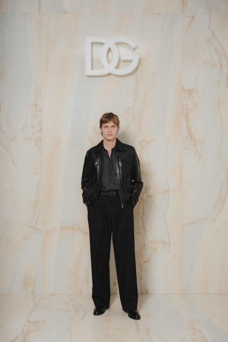 Emmanuel Macchia at D&G fashion show