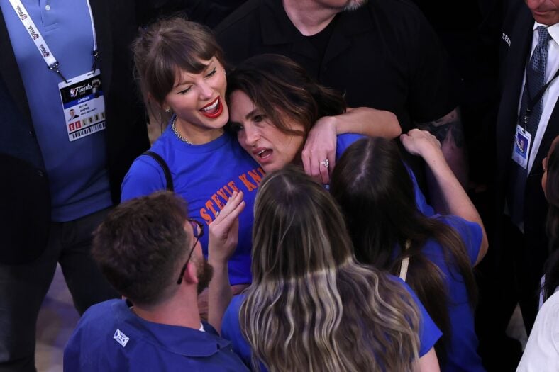 Taylor Swift and Mariska Hargitay at the NBA Finals