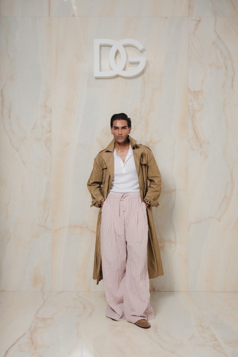 Rahi Chadda at D&G fashion show