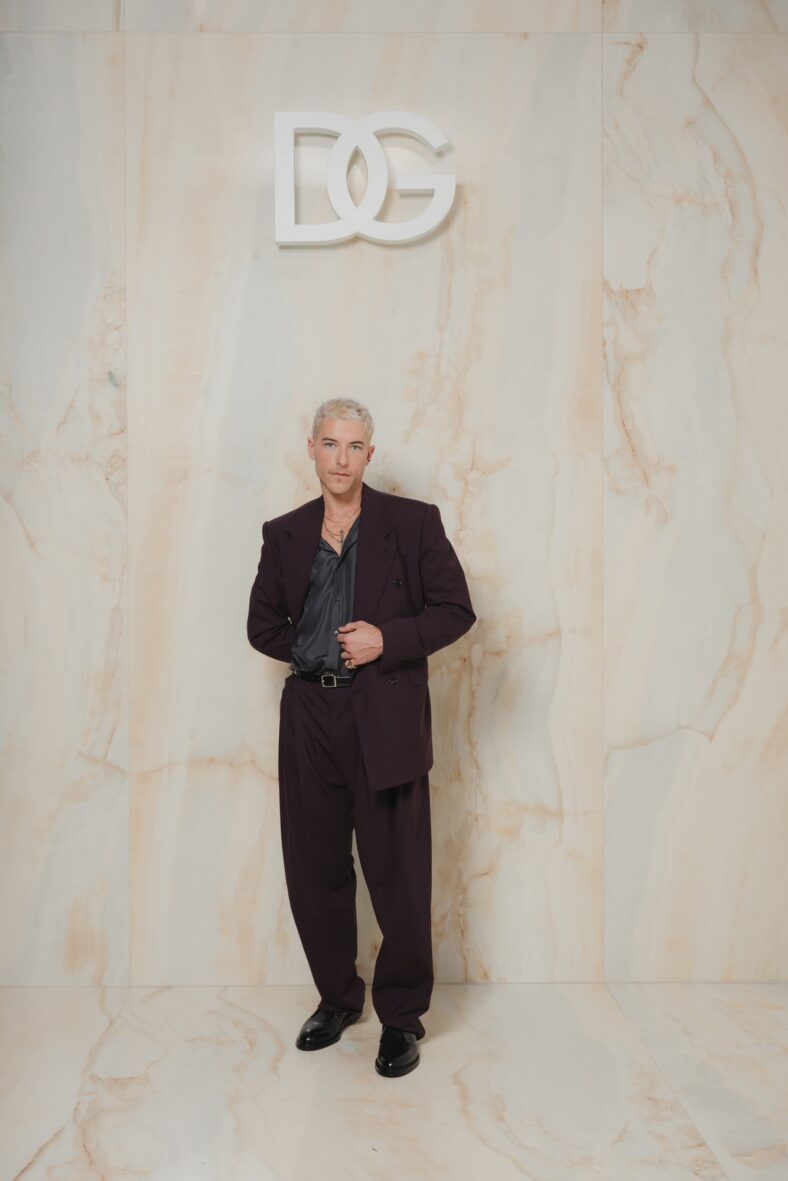 Taz Skylar at D&G fashion show