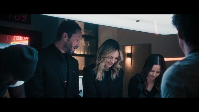 FX's The Bear -- "Mint" -- Season 5, Episode 3 -- Pictured: (l-r) Lionel Boyce as Marcus, Ebon Moss-Bachrach as Richard "Richie" Jerimovich, Abby Elliott as Natalie "Sugar" Berzatto, Sarah Ramos as Jessica, Jeremy Allen White as Carmen "Carmy" Berzatto. CR: FX