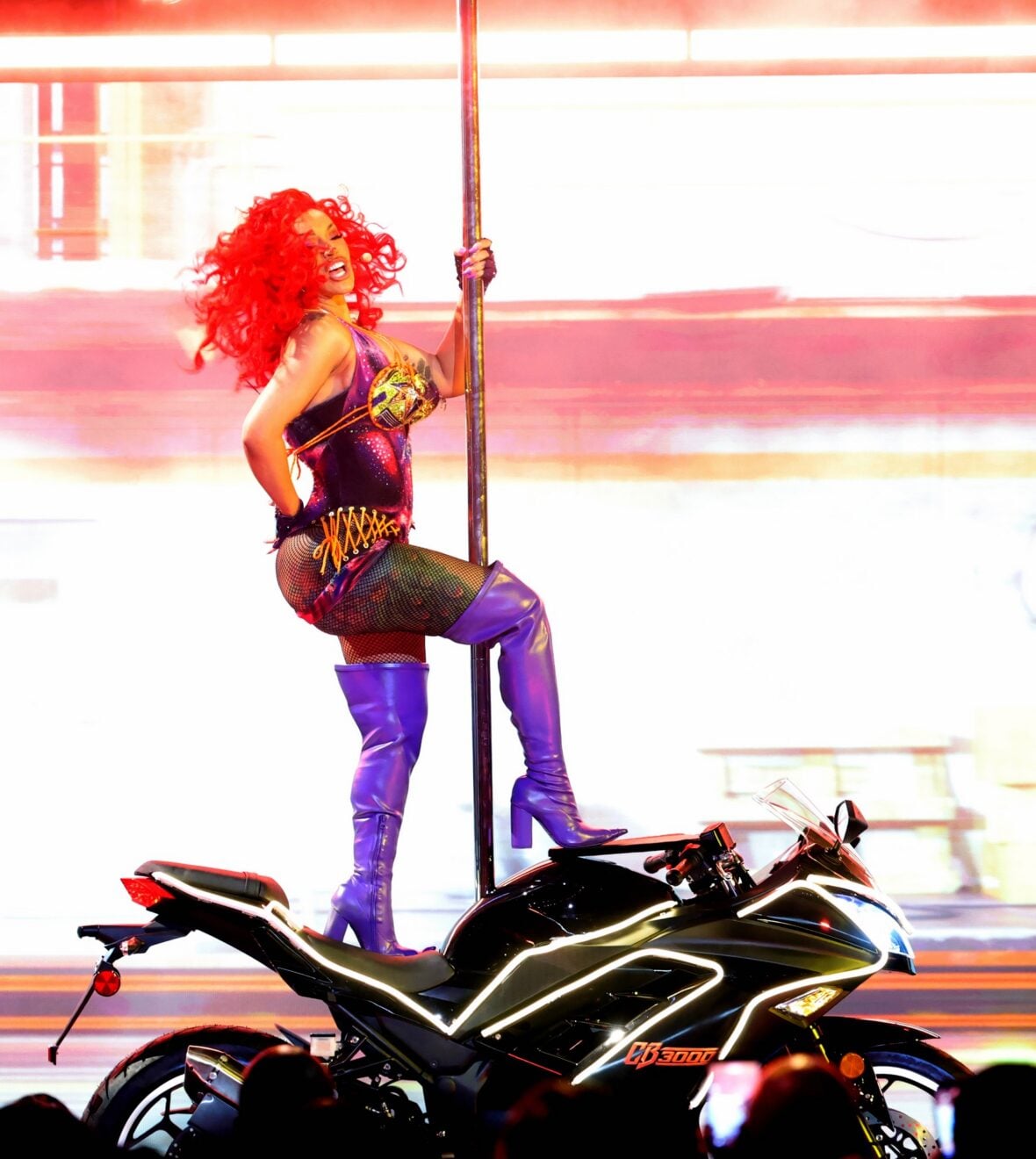 Cardi B performs at BET Awards 2026