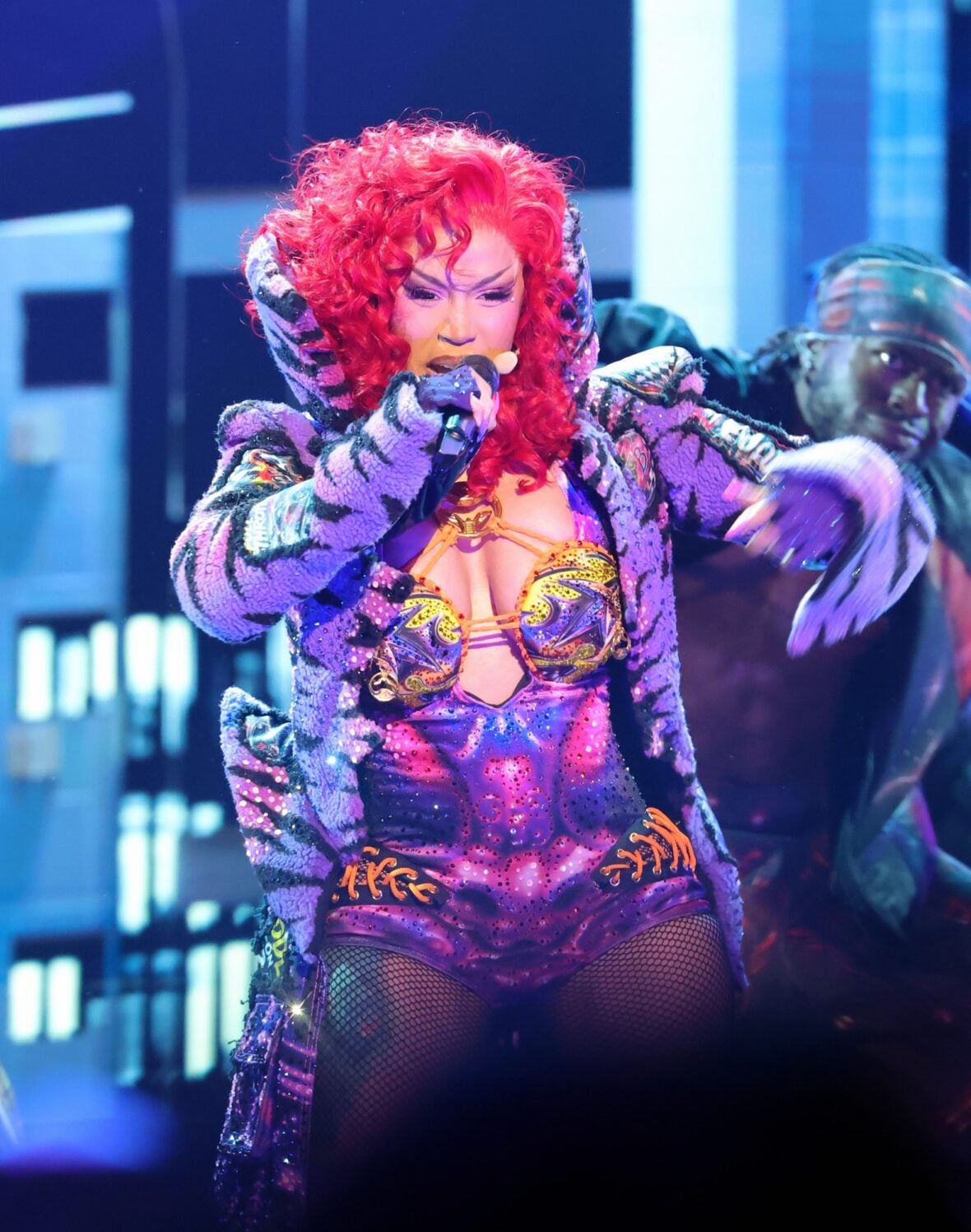 Cardi B performs at BET Awards 2026