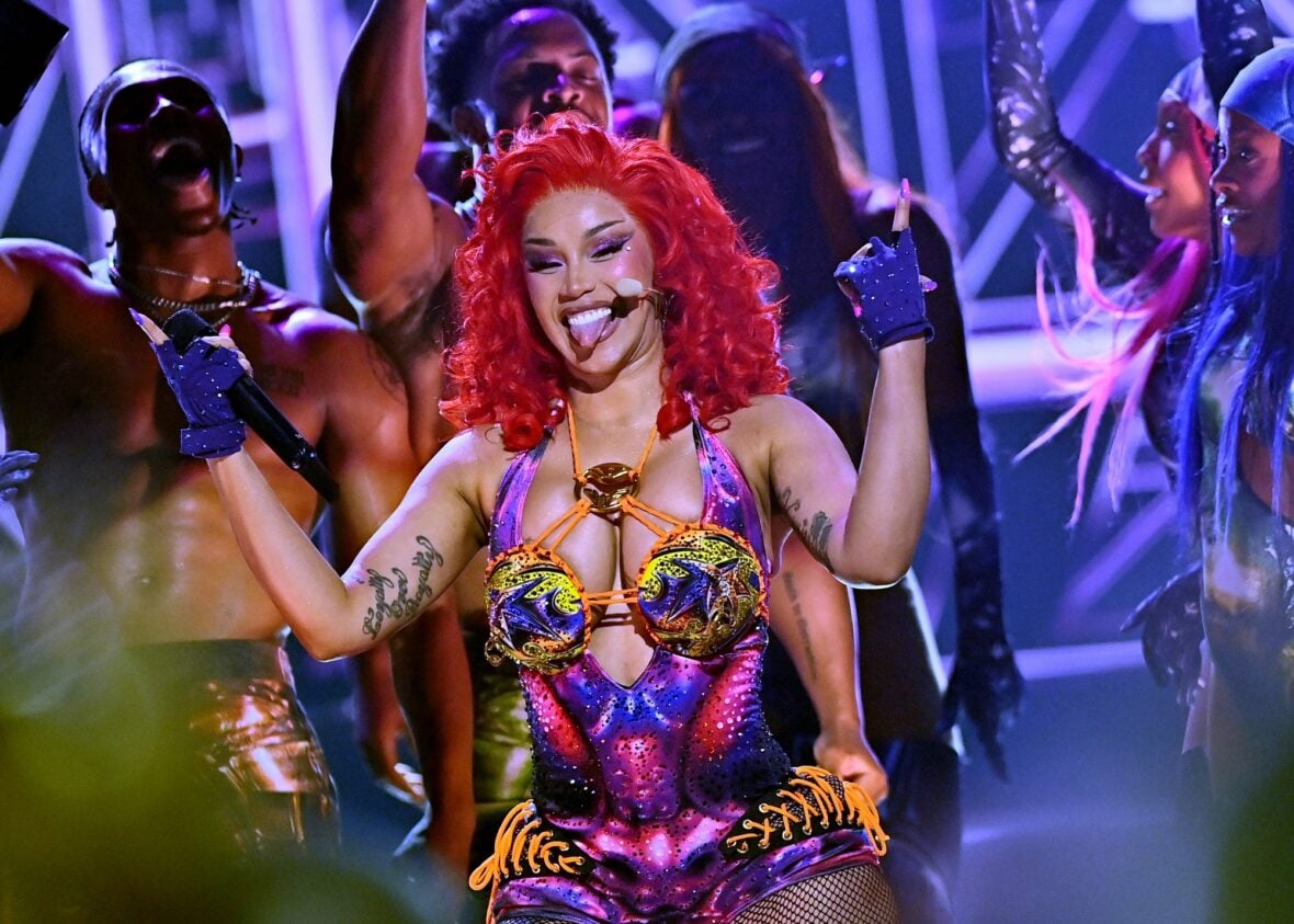 Cardi B performs at BET Awards 2026