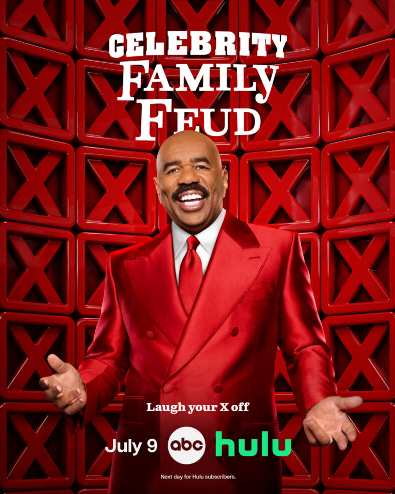 Celebrity Family Feud season 12 key art with Steve Howey