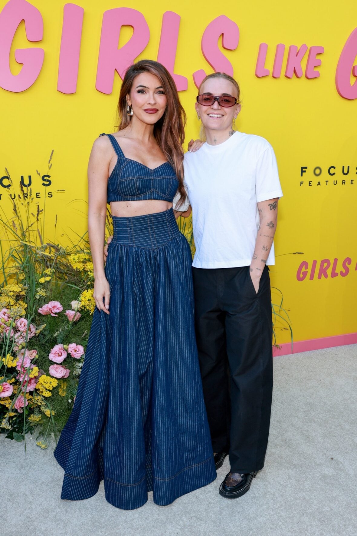 Chrishell Stause & G Flip at Girls Like Girls premiere