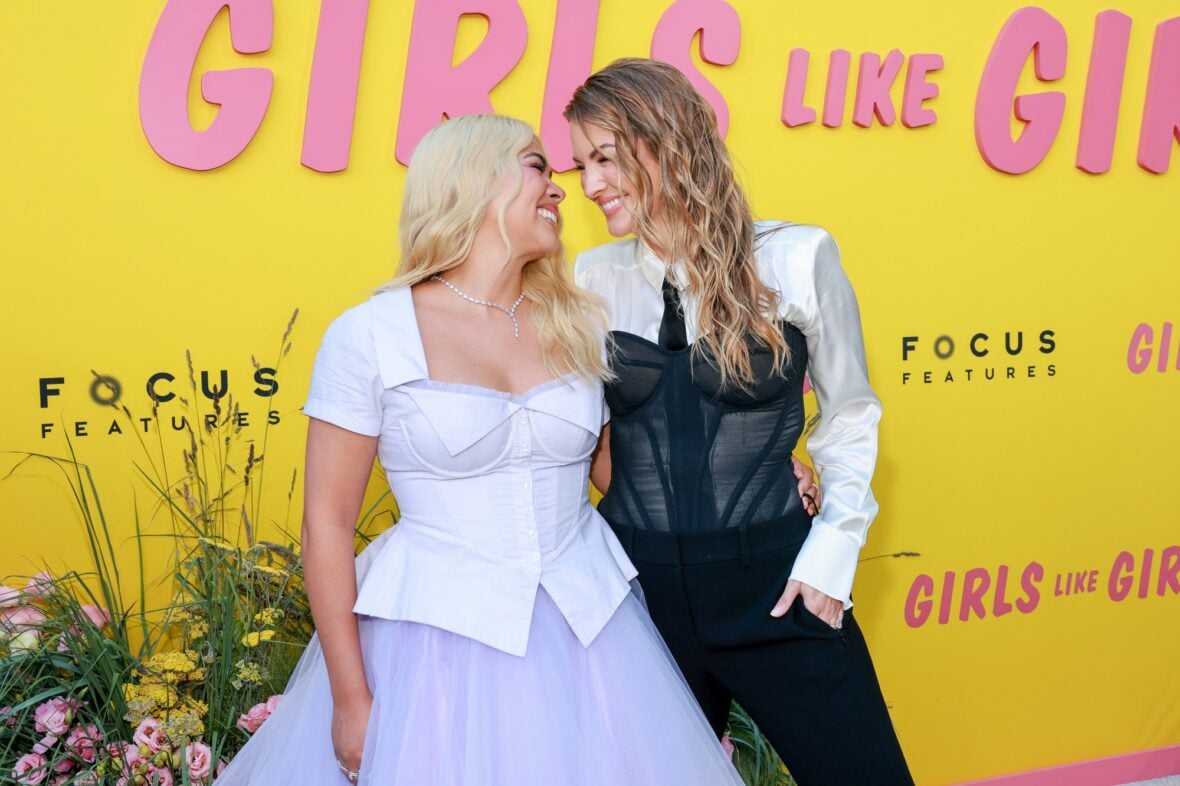 Hayley Kiyoko & Becca Tilley at Girls Like Girls premiere