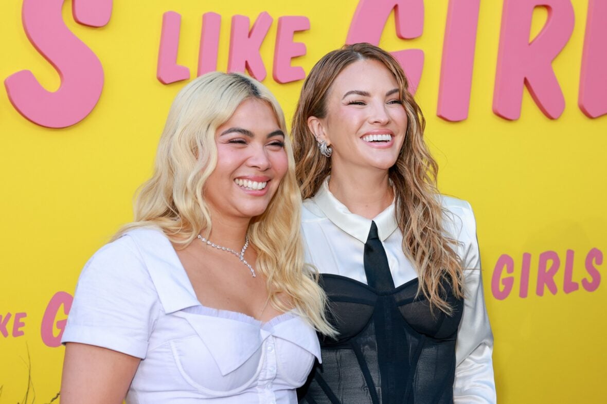 Hayley Kiyoko & Becca Tilley at Girls Like Girls premiere
