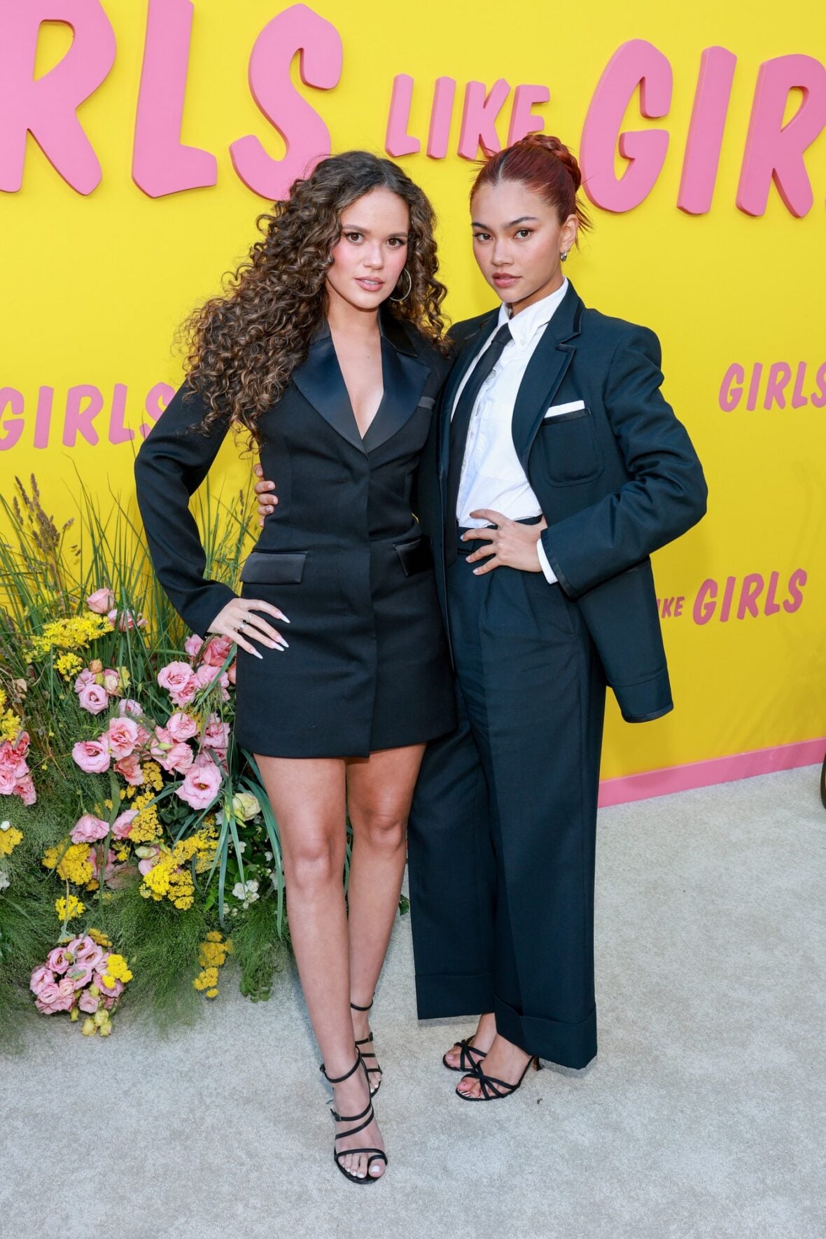 Madison Pettis & Myra Molloy at Girls Like Girls premiere