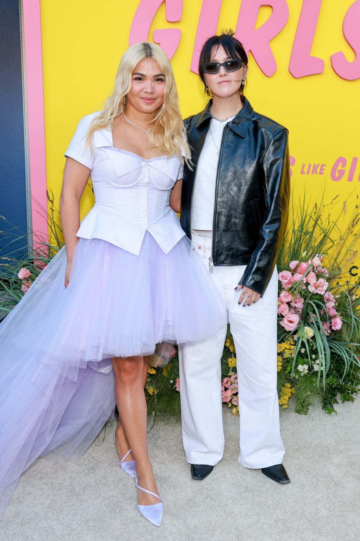 Hayley Kiyoko and Chelsea Cutler at Girls Like Girls premiere