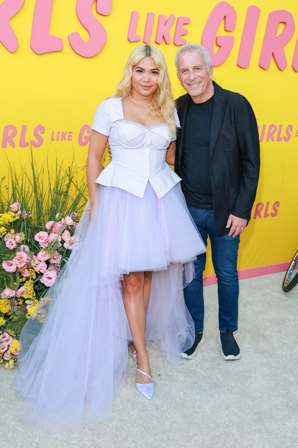 Hayley Kiyoko & Marc Platt at Girls Like Girls premiere