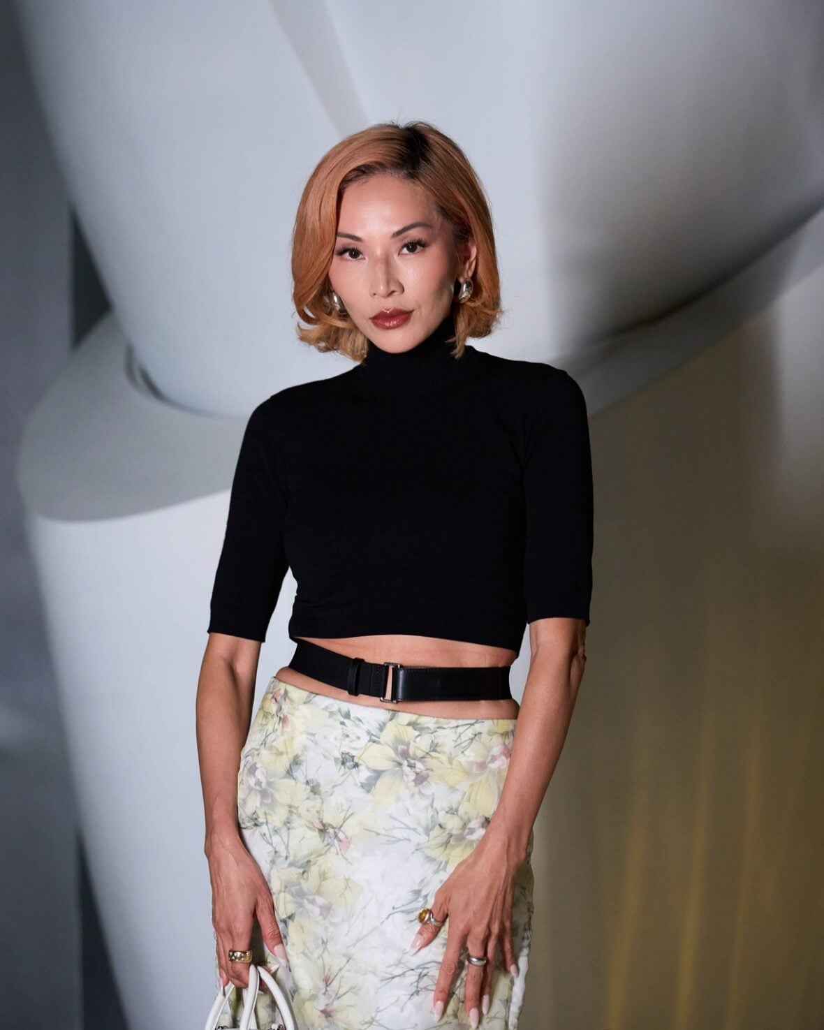 Tina Leung poses at the Max Mara welcome dinner in Shanghai