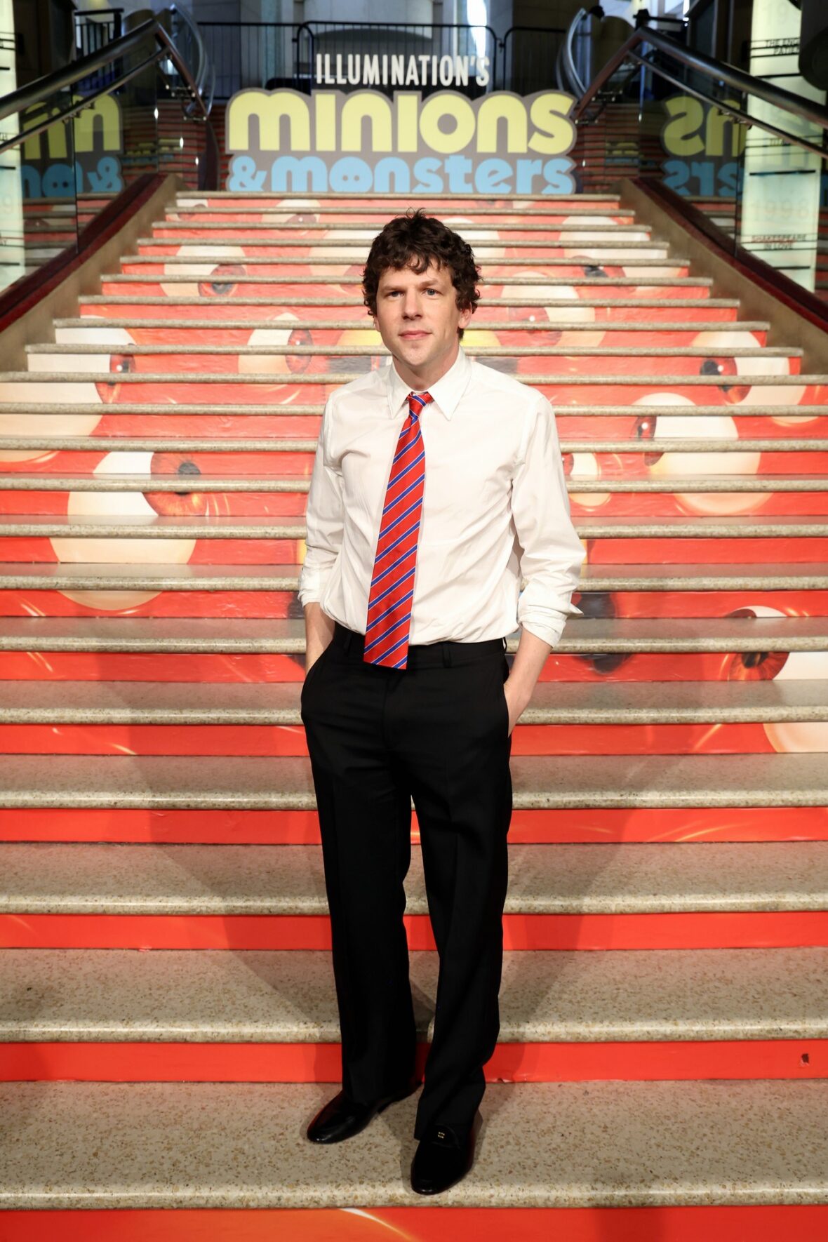 Jesse Eisenberg attends Minions & Monsters premiere