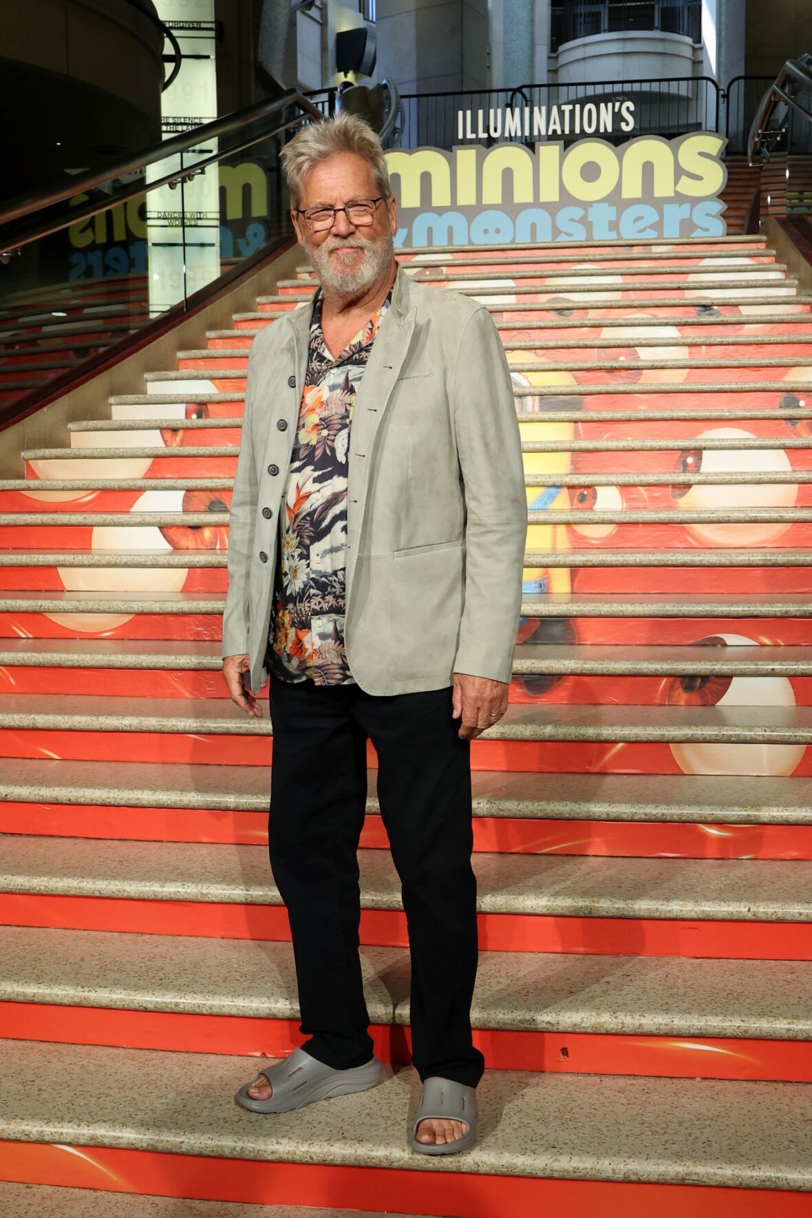 Jeff Bridges attends Minions & Monsters premiere