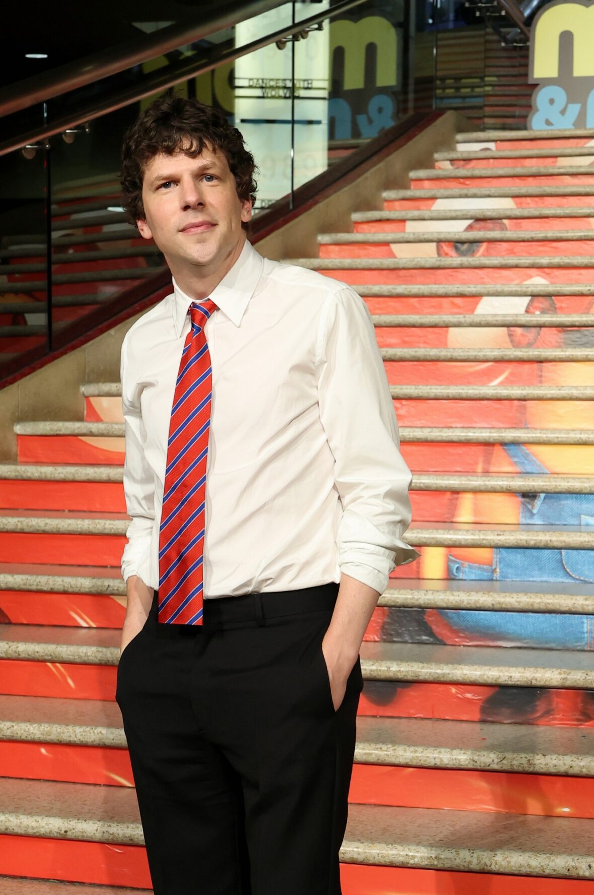 Jesse Eisenberg attends Minions & Monsters premiere
