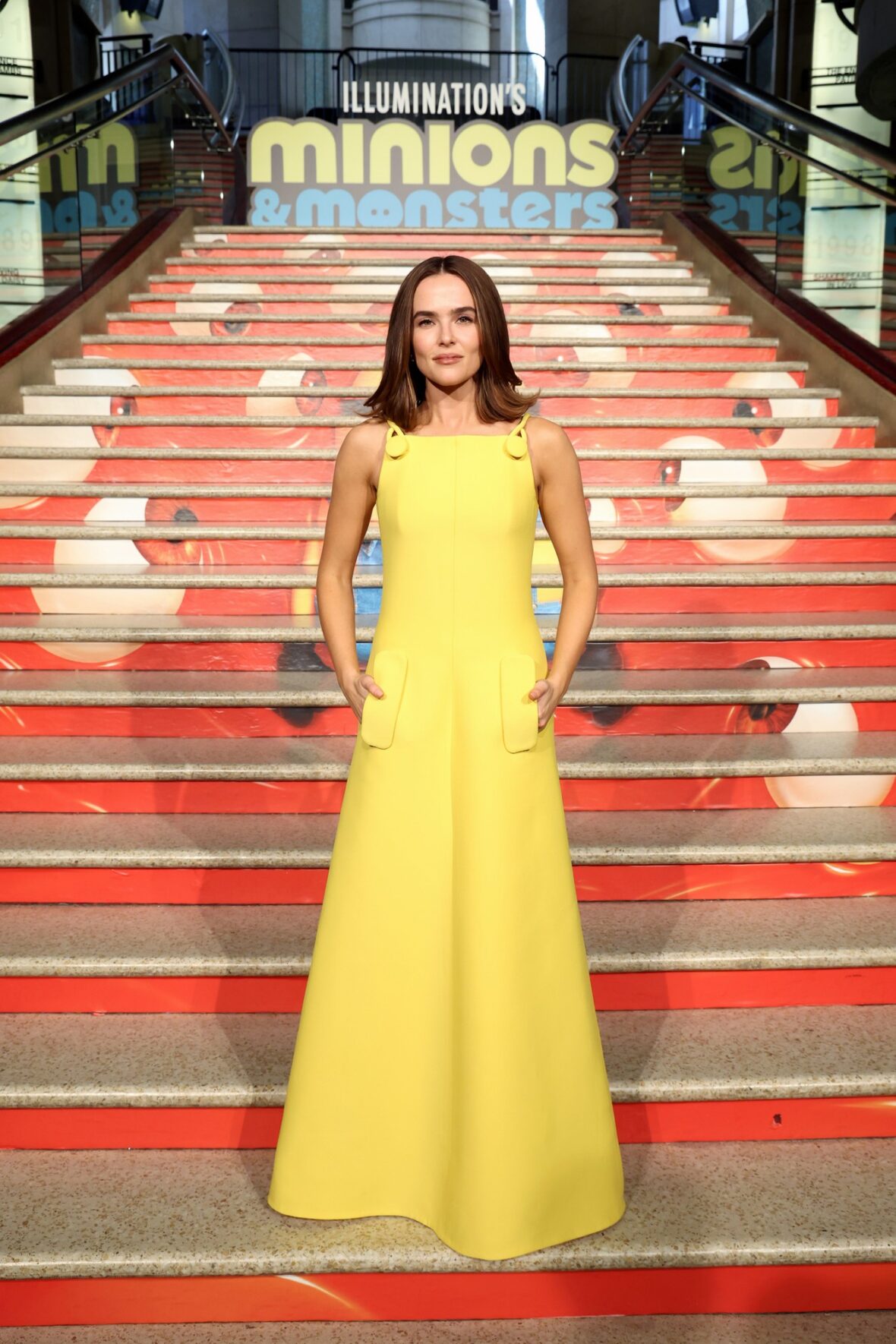 Zoey Deutch attends Minions & Monsters premiere