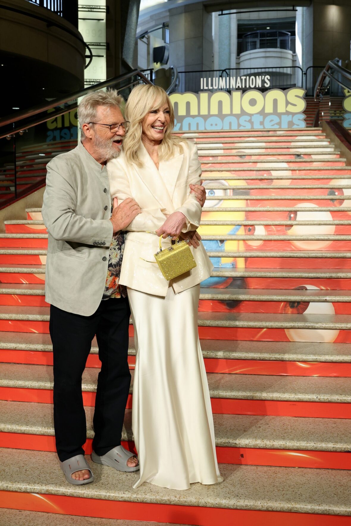 Jeff Bridges and Allison Janney attends Minions & Monsters premiere