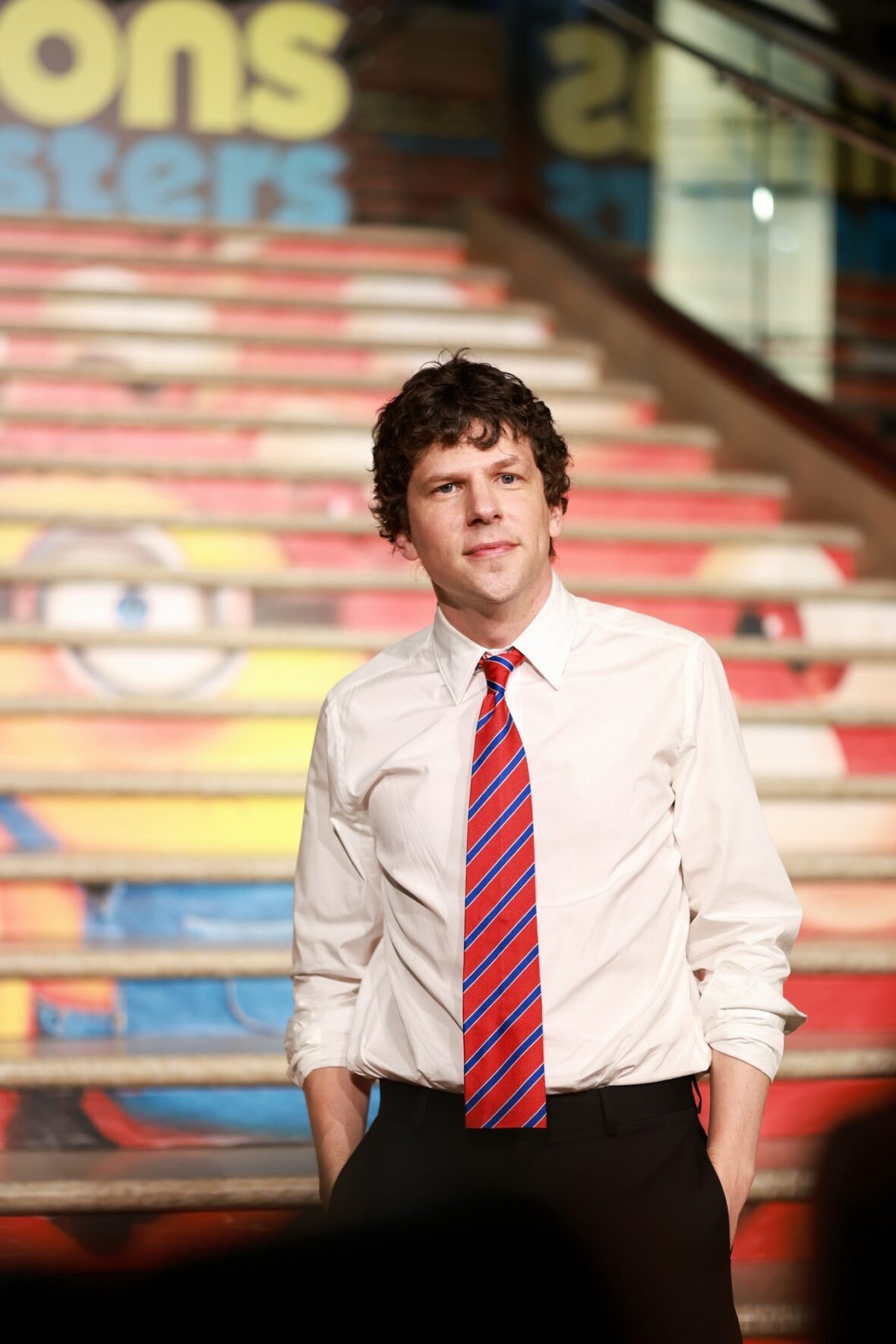 Jesse Eisenberg attends Minions & Monsters premiere