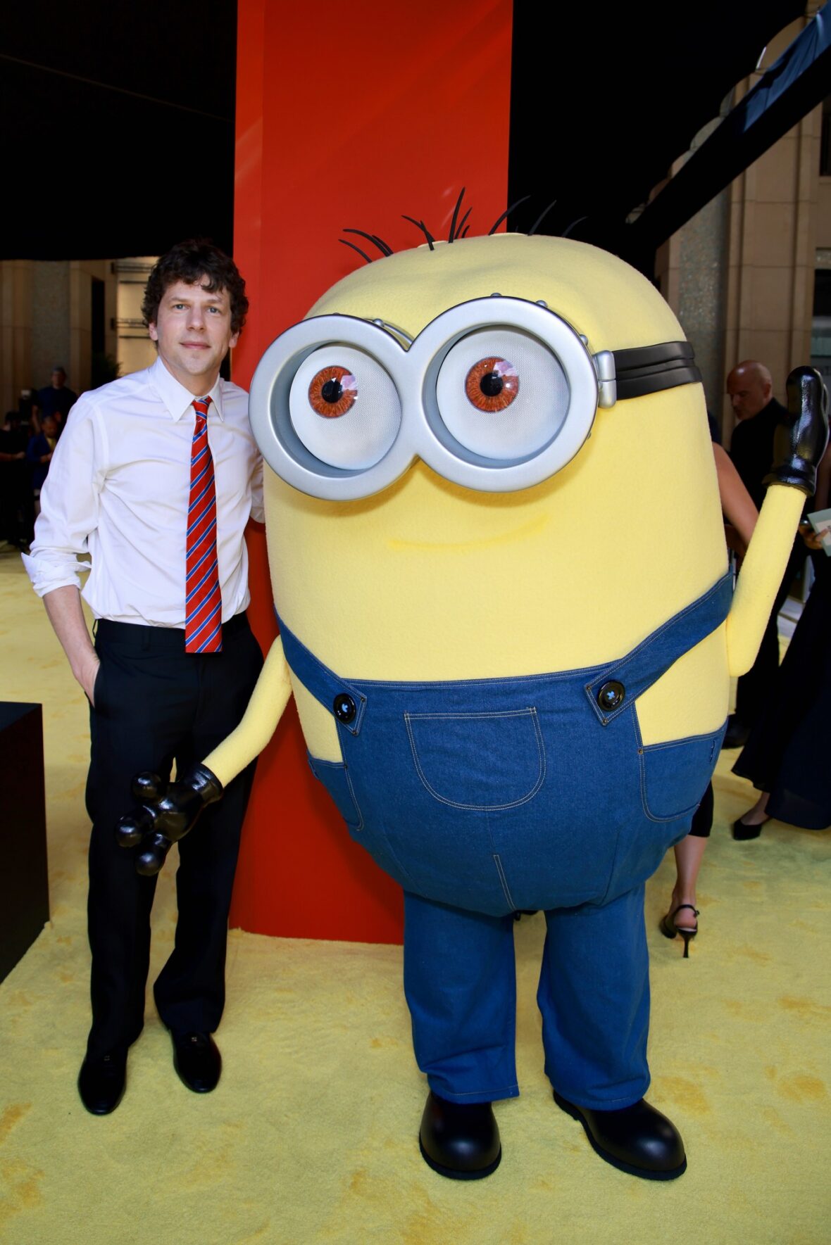 Jesse Eisenberg attends Minions & Monsters premiere