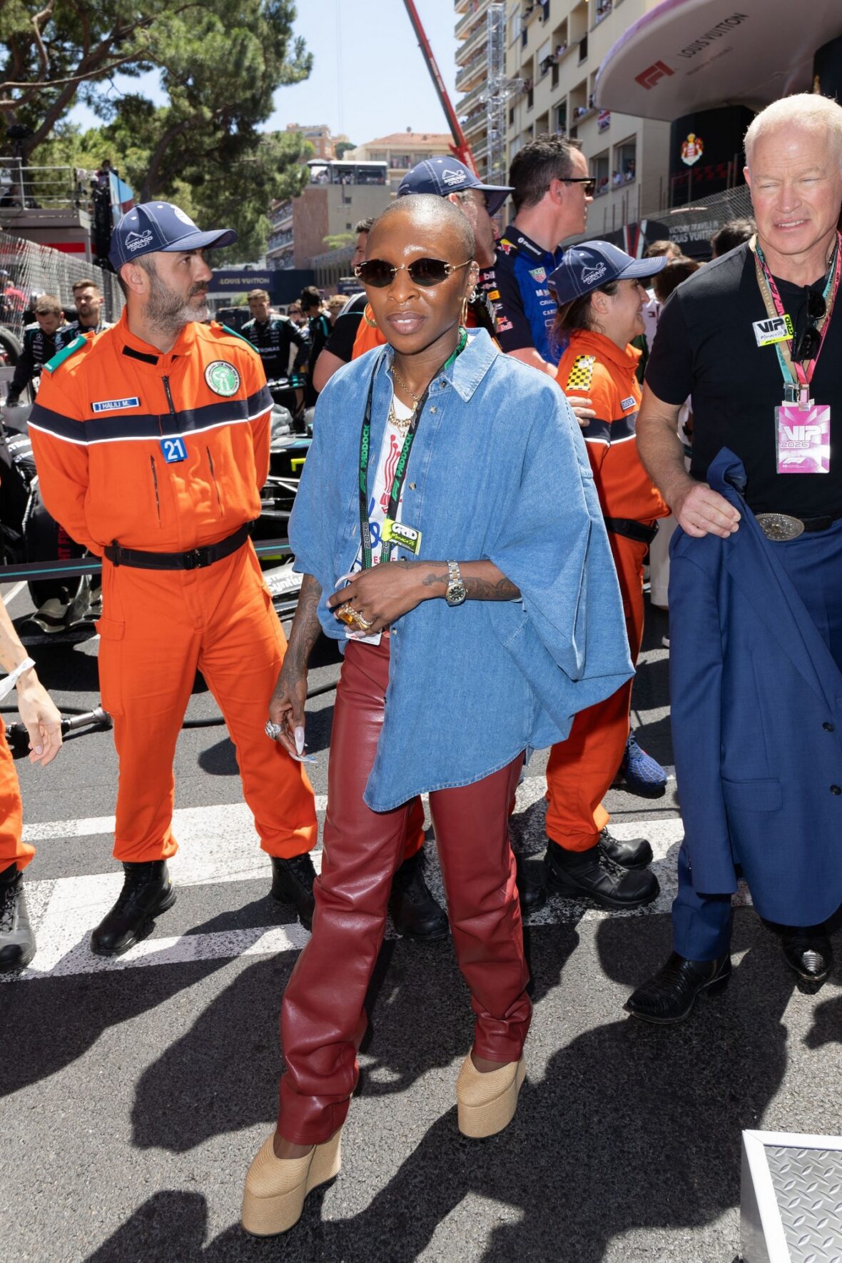 Cynthia Erivo attends F1 Grand Prix of Monaco