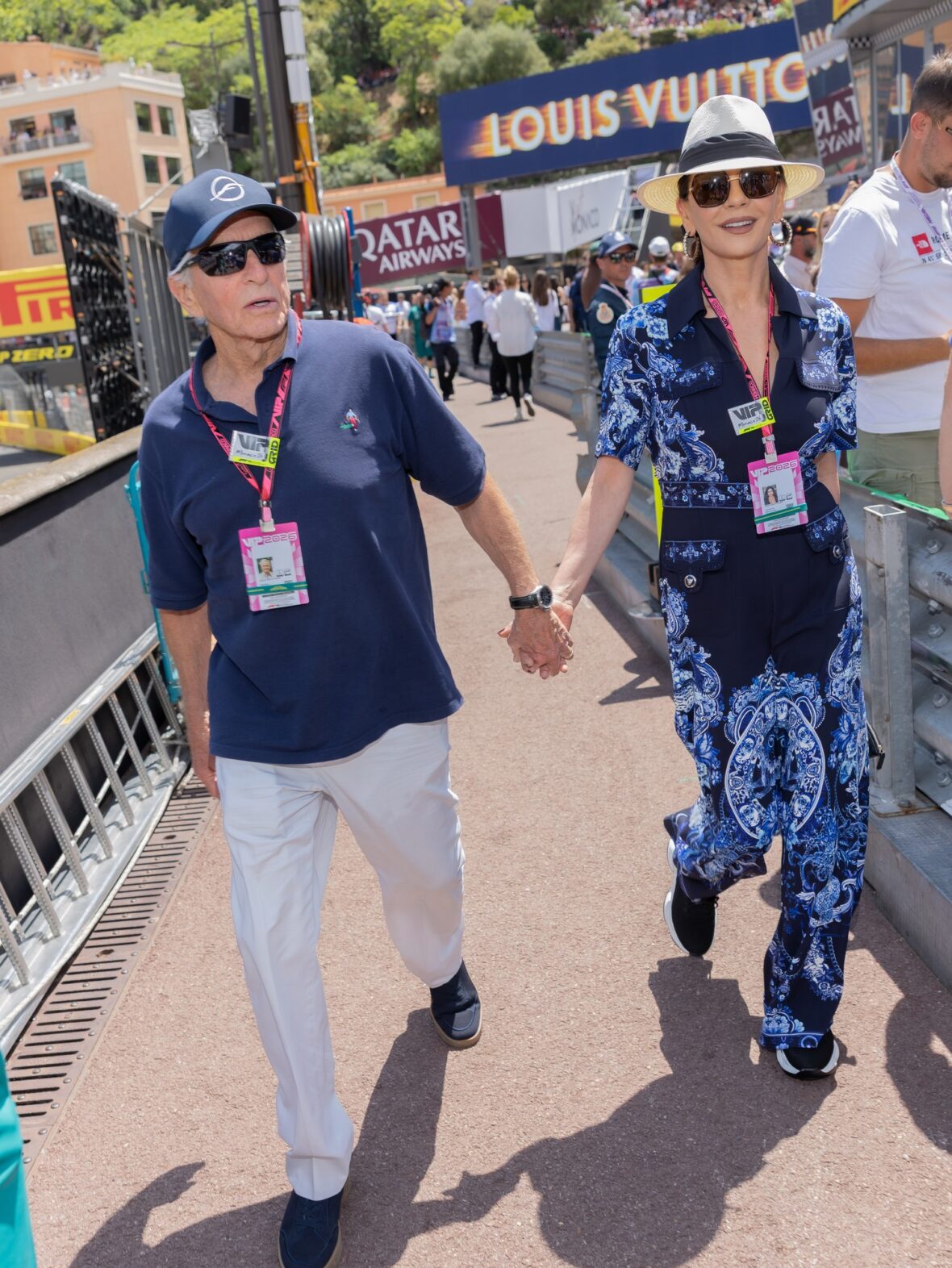 Michael Douglas and Catherine Zeta-Jones attend F1 Grand Prix of Monaco