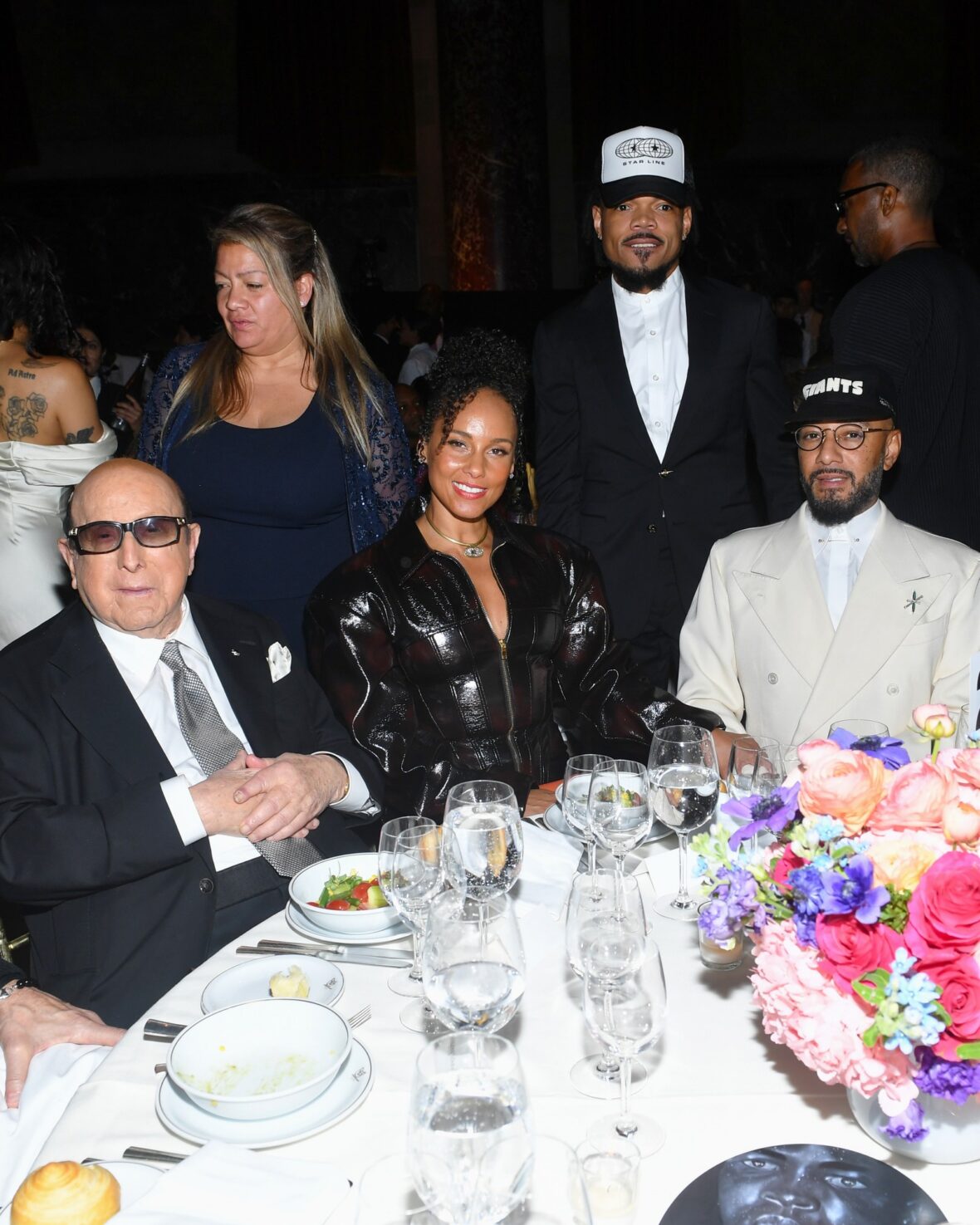 Clive Davis and fellow guests at the 2026 Gordon Parks Foundation Awards Dinner and Auction in May of 2026